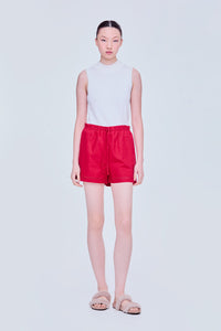 Embroidered Trim Shorts