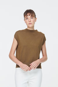 High Neck Magyar Knit Top