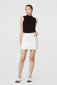 A-Line Patch Pocket Skirt
