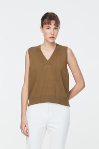 Asymmetrical Knit Vest