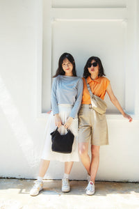 Collared Crop Top