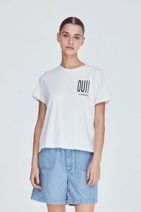 Contrasting Typography Logo Tee