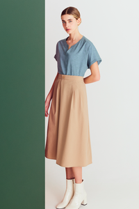 Wrapped A-Line Skirt
