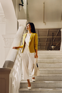 Scrunchy Sleeves Blazer