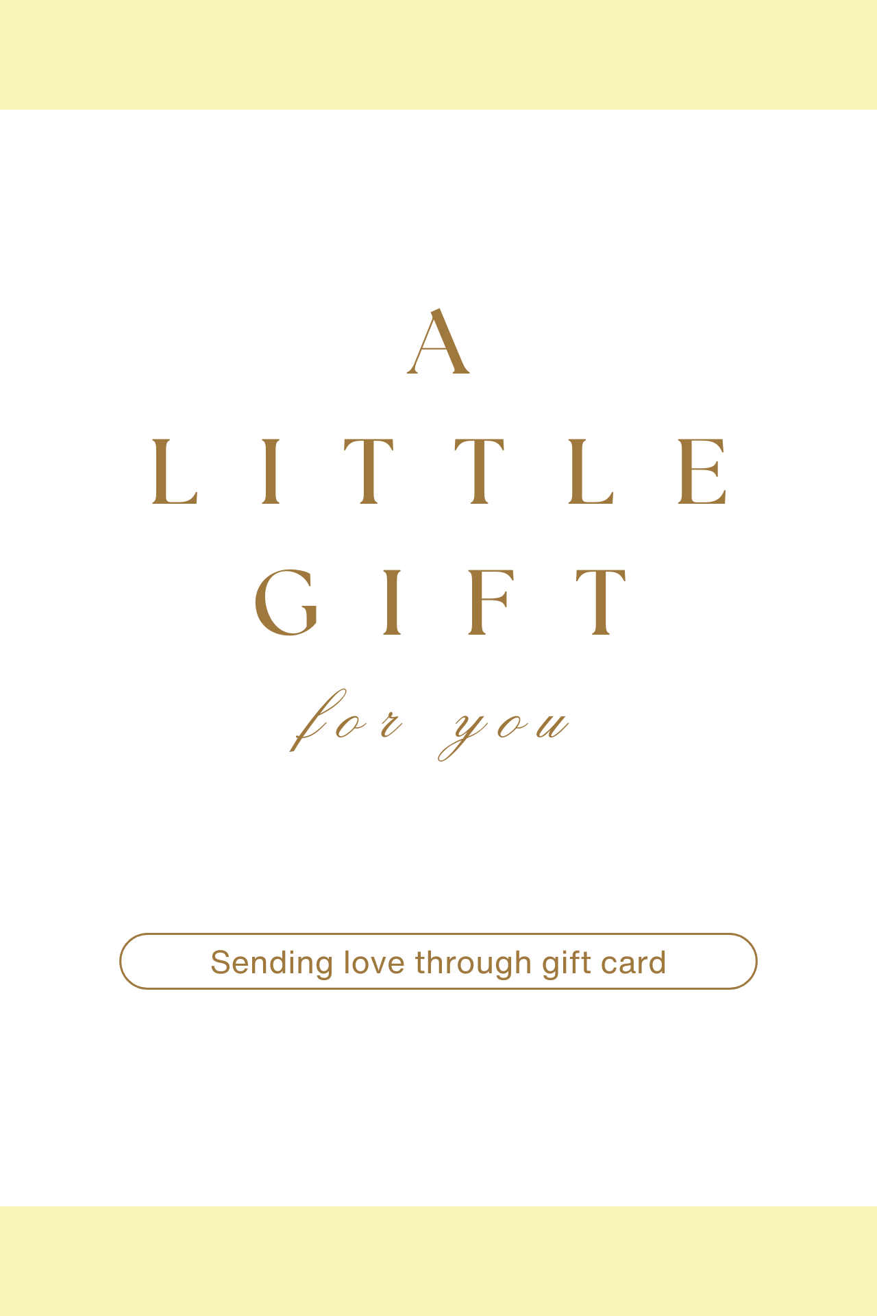 Gift card 2025 o bag