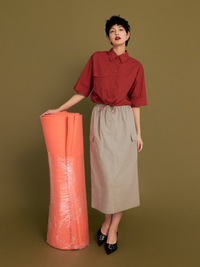 Cargo Straight Skirt