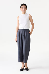 Contrast Waistband Trousers