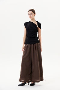 Elasticated Wide Leg Pants