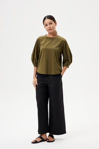 Panelled Puffy Blouse