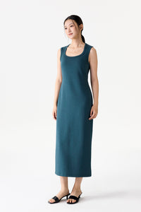 Sleeveless Jersey Midi Dress
