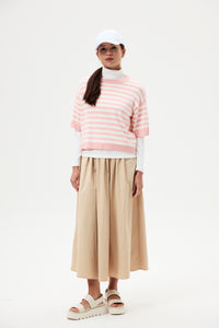Relaxed Stripes Knit Top