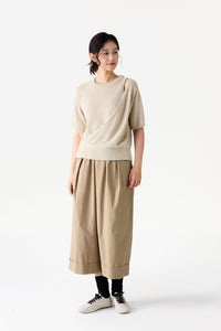 Draped Knit Top