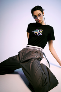 Wide Leg Logo Pants