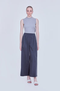Pleated Flare Pants