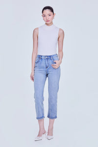 Semi-Tappered Denim Pants
