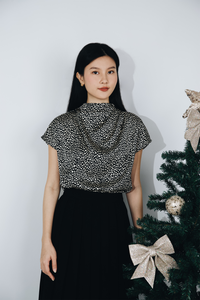 Knife Pleat Midi Skirt