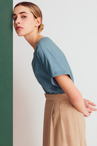 Wrapped A-Line Skirt