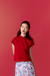 Midi Printed Flare Skirt