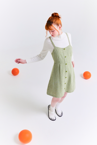 Button Down A-Line Dress