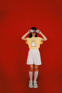 Oversized Hem Shorts