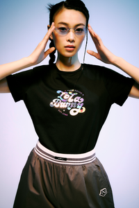 Holographic Ironed Logo Tee
