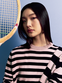 Contrast Stripes Knitted Top