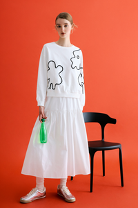 Graphic Cord Sweater