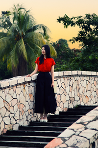 Button-Down Magyar Blouse