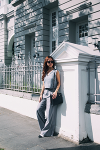 Cropped Suedette Vest