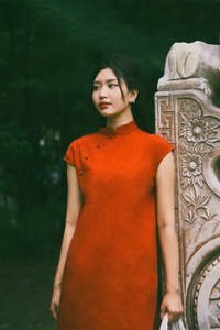 Cap Sleeve Tunic Qipao