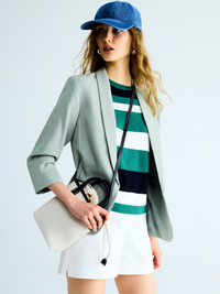 Scrunchy Sleeves Blazer