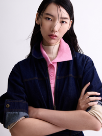 Mini Denim Shirt Dress