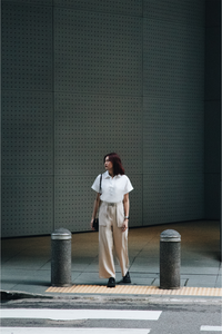 Buckled Straight Cut Pants