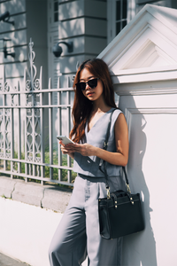Cropped Suedette Vest