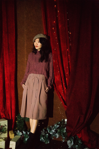 Button Paper Bag Skirt