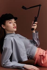 Cropped Button Up Shirt
