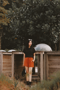 Oversized Collared Button Down