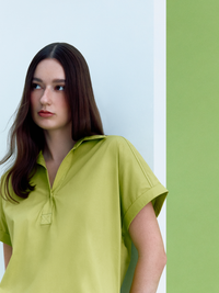 Magyar Collared Top Blouse