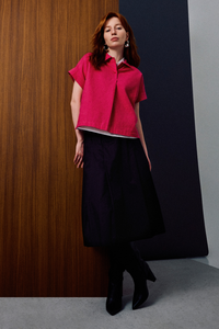 Pleated Magyar Blouse