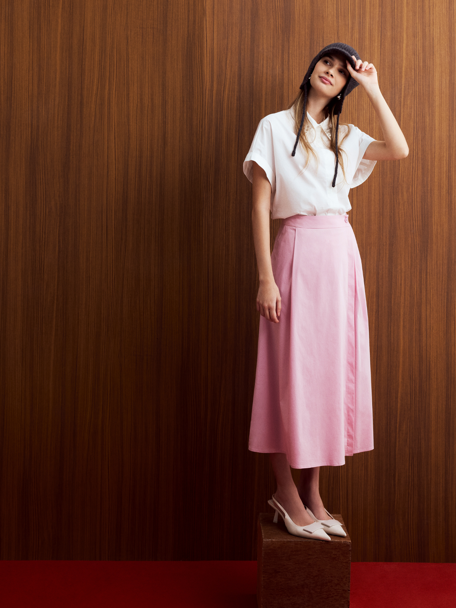 Front Slit Flare A-Line Skirt – iORA