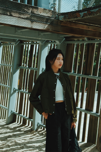 High Collar Utility Jacket