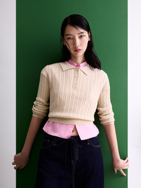 Self-Tie Denim Trousers