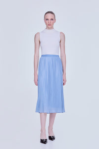 Pleated Midi Skirt
