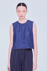 Boxy Denim Tank Top