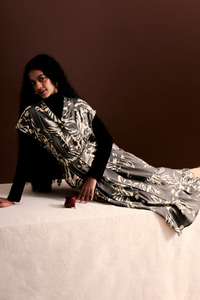 Printed Tiered Midaxi Dress