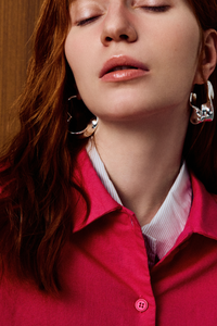 Pleated Magyar Blouse