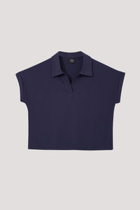 Collared Folded Cuffs Tee