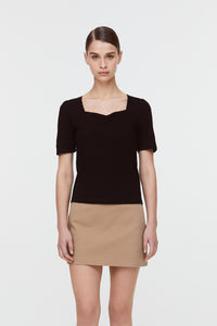 Court Necklined Tee