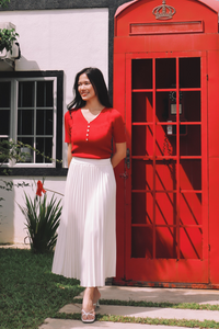 Sunray Pleated Maxi Skirt
