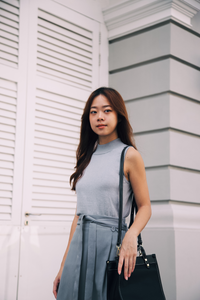 A-Line Wrap Midi Skirt